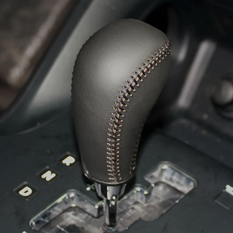 

Автомобильный чехол PONSNY для Hyundai Santa Fe 2012, сшитый вручную чехол из натуральной кожи для автоматического переключения передач