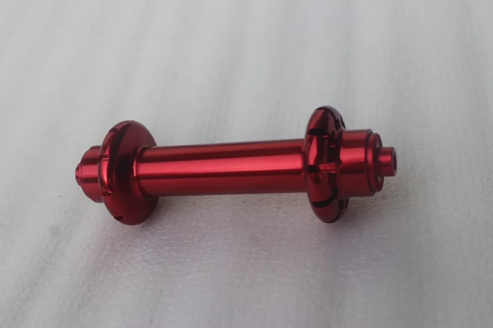 20 Holes Powerway R39 straight pull road bicycle front Hub Black Red 20H Super Light 70g 4 sealed bearings 20holes 100mm O.L.D. | Спорт и