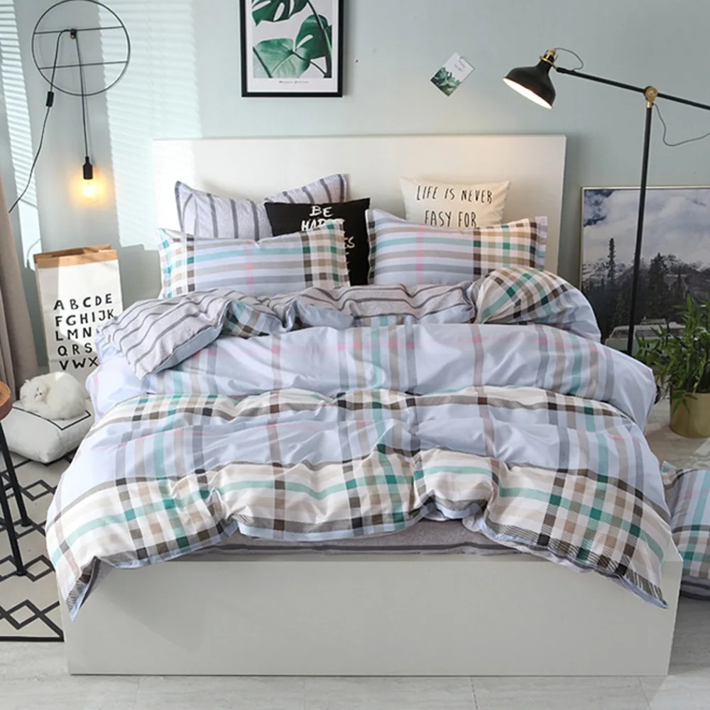 Twin Queen Single Double Bed Bedding Set Bedclothes Bedroom Linens Duvet Cover Sheets Pillowcase Home Textile Polar Bear | Дом и сад