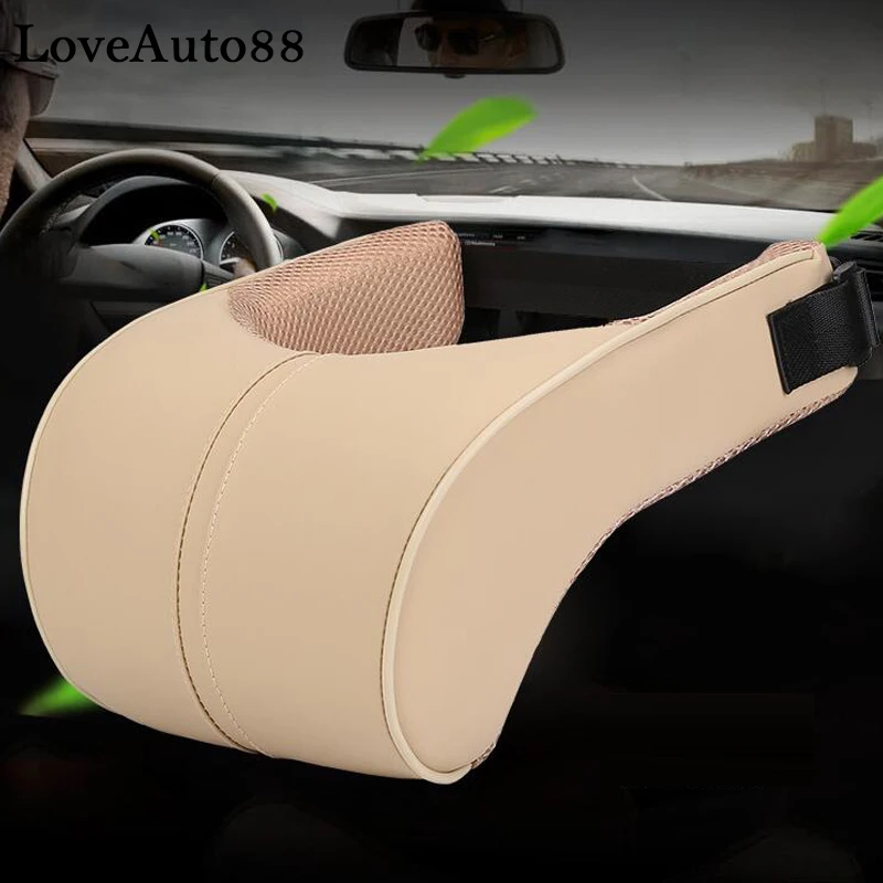 Для Toyota RAV4 RAV 4 2019 2020 2021 из искусственной кожи авто подушка для шеи пены памяти