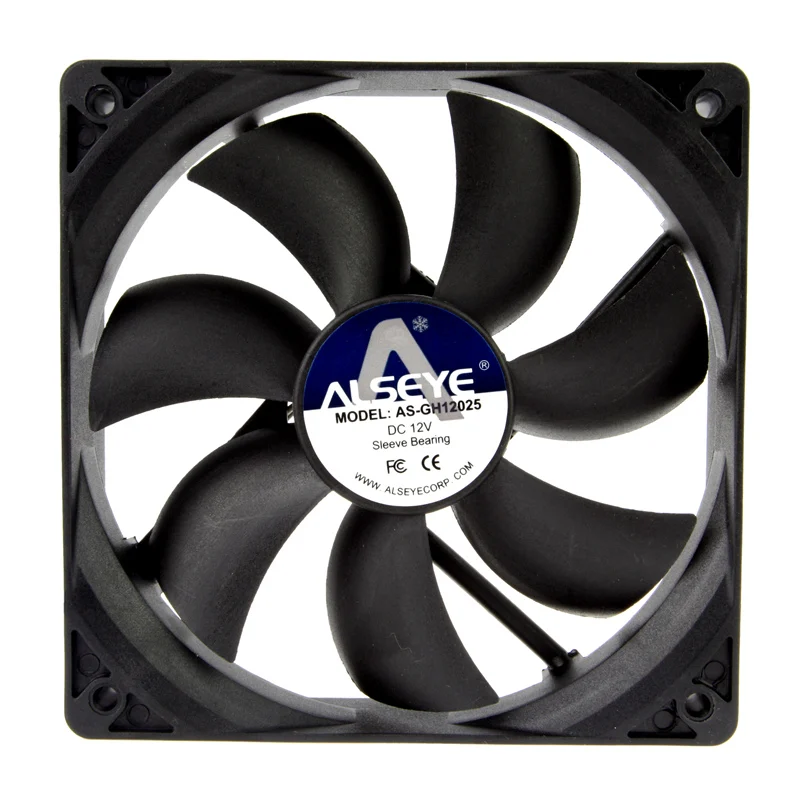 Alseye 120 мм компьютер Вентилятор Cooler 1600 об./мин. 3pin 12 В вентилятор радиатора (10 шт.)