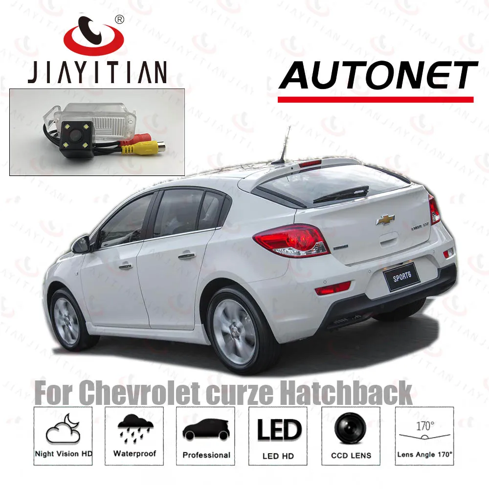 JiaYiTian Rear view Camera  For Chevrolet curze Hatchback 2008~2018 CCD backup camera CCD Night Vision Reverse license plate cam