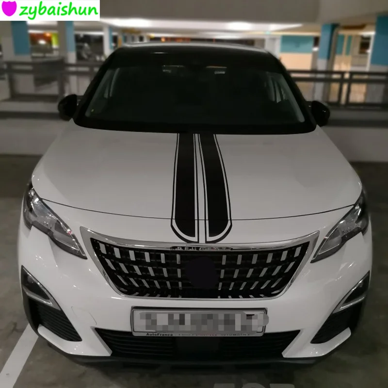 Универсальная устойчивая к царапинам Автомобильная наклейка на капот 130 см x 11