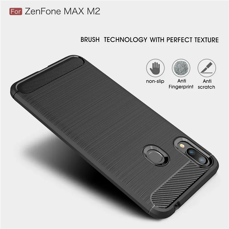 Чехол для Asus Zenfone Max (M2) ZB633KL противоударный защитный резиновый чехол телефона