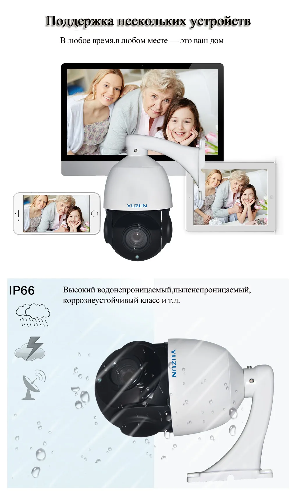 960P IP камера безопасности P2P камера видеонаблюдения беспроводная водонепроницаемая видеокамера в помещении на улице