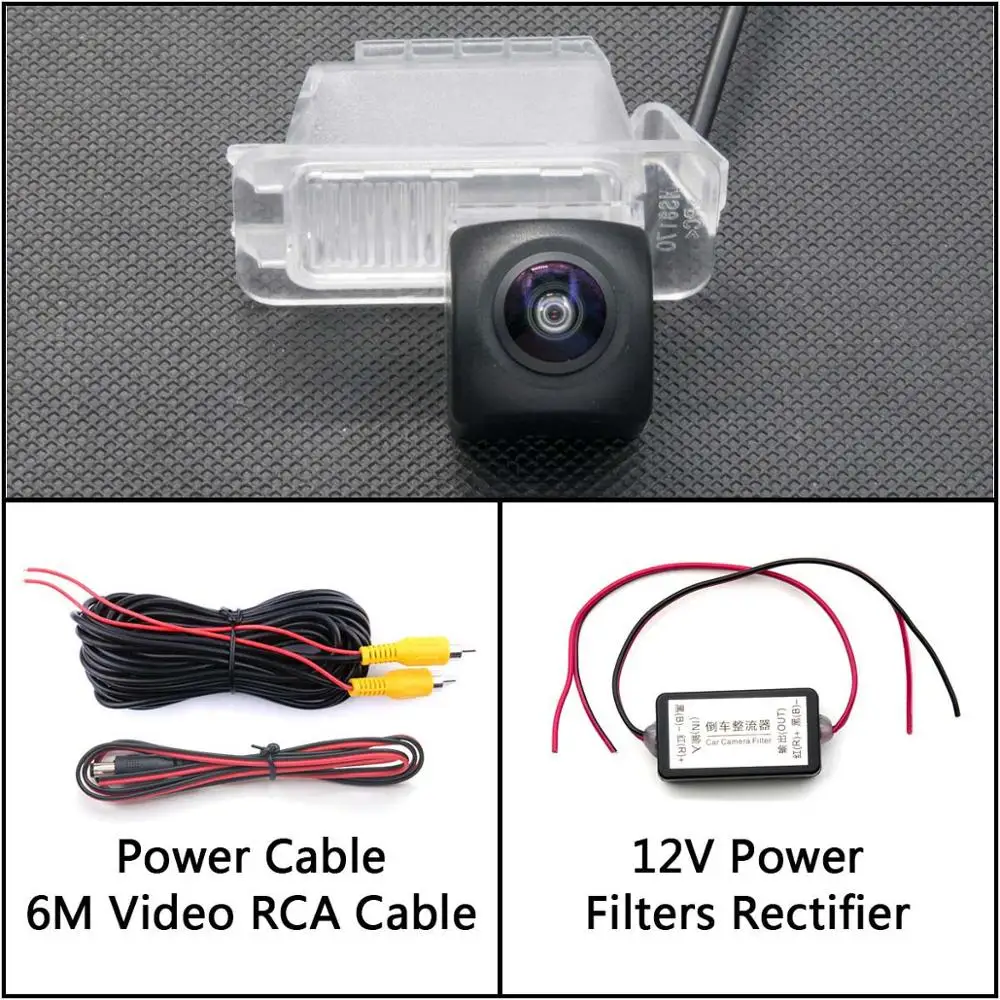 Camera With Filter 175 градусов HD резервная камера заднего вида для Ford Tourneo/Transit Fusion Mondeo EcoSport автомобильный парковочный монитор водонепроницаемый - Название цвета: Camera With Filter