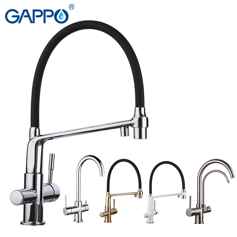 Смеситель Gappo с фильтром для воды система питьевой кухонный смеситель на бортике