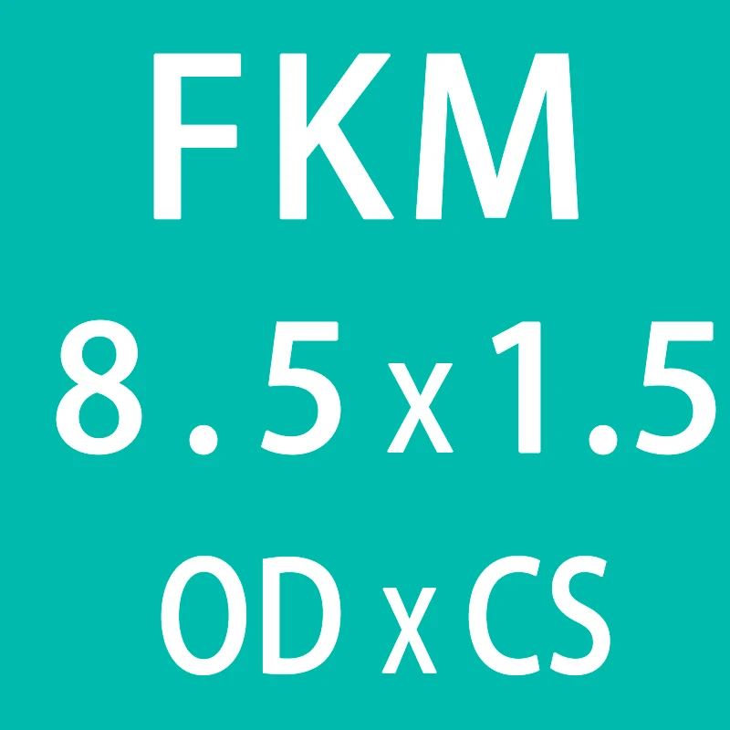 10 шт./лот резиновое кольцо зеленый FKM уплотнительные кольца уплотнения 1,5 мм толщина OD5/5,5/6/6,5/7/8/8,5/9/10,5 мм уплотнительное уплотнение Прокладка топливной шайбы - Цвет: OD8.5mm
