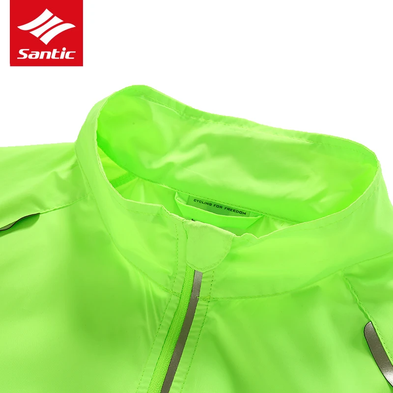 Велосипедная куртка Santic ветрозащитная велосипедная с длинным рукавом