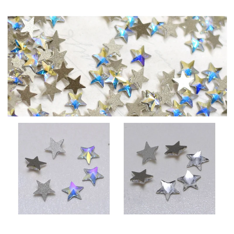 1 шт. оригинальные кристаллы Swarovski 2816 Rivoli Star плоские бусины для женщин ногтевого