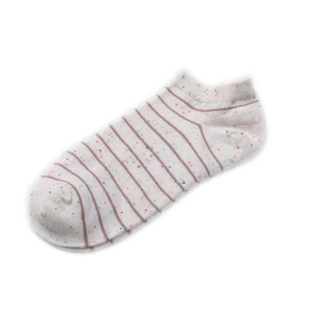 Модные женские носки в полоску удобные повседневные спортивные с принтом calcetines