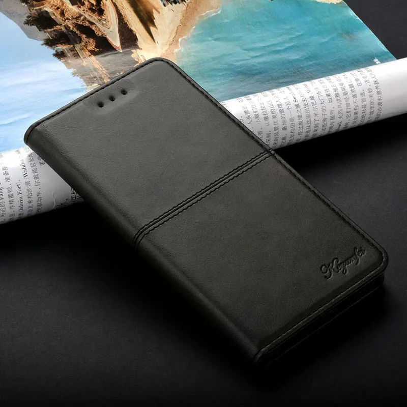 Case for zte blade v7 v8 v9 luxury Vintage Leather Flip cover coque with Stand Card Slot ZTE Blade case funda capa | Мобильные