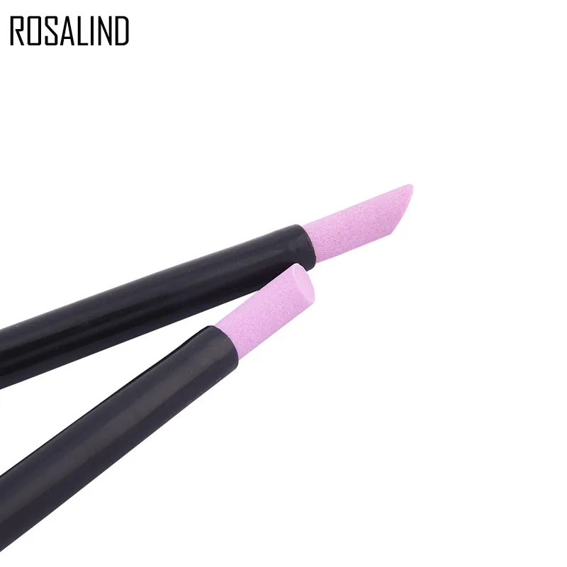 ROSALIND 1PC Unique Stone Nail File Professional Cuticle Remover Trimmer Buffer Pedicure Manicure Art Tools | Красота и здоровье