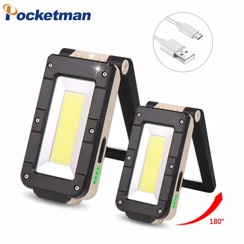 Рабочая лампа Портативный светодиодный фонарик USB Перезаряжаемые 6 режимный