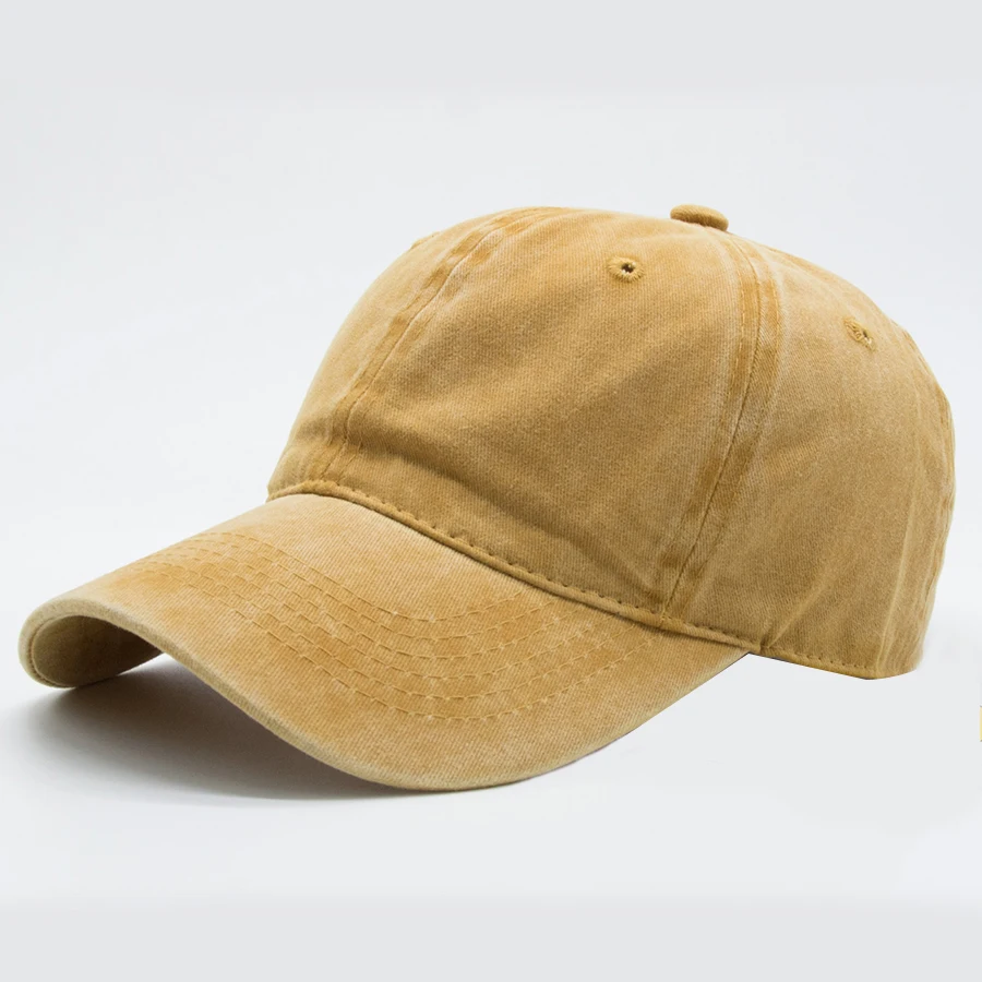 Цвет: желтый Винтажная бейсбольная кепка мужская Snapback Хлопковая женская летняя бейсбольная кепка однотонная черная шляпа папы костяная уличная Спортивная Кепка s солнцезащитные шляпы WH004 - Цвет: Цвет: желтый