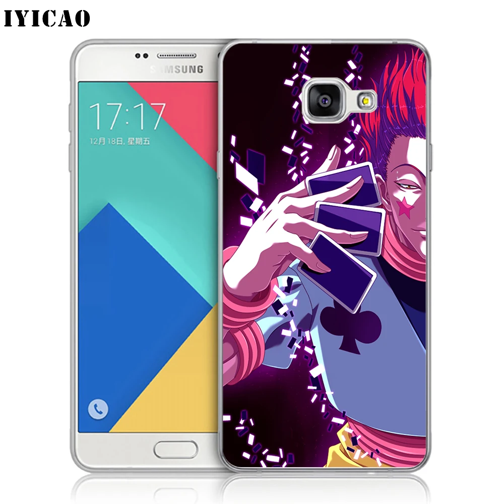 IYICAO Hisoka hunter x Мягкий силиконовый чехол для телефона Samsung A10 A30 A40 A50 A70 M10 M20 M30 TPU |
