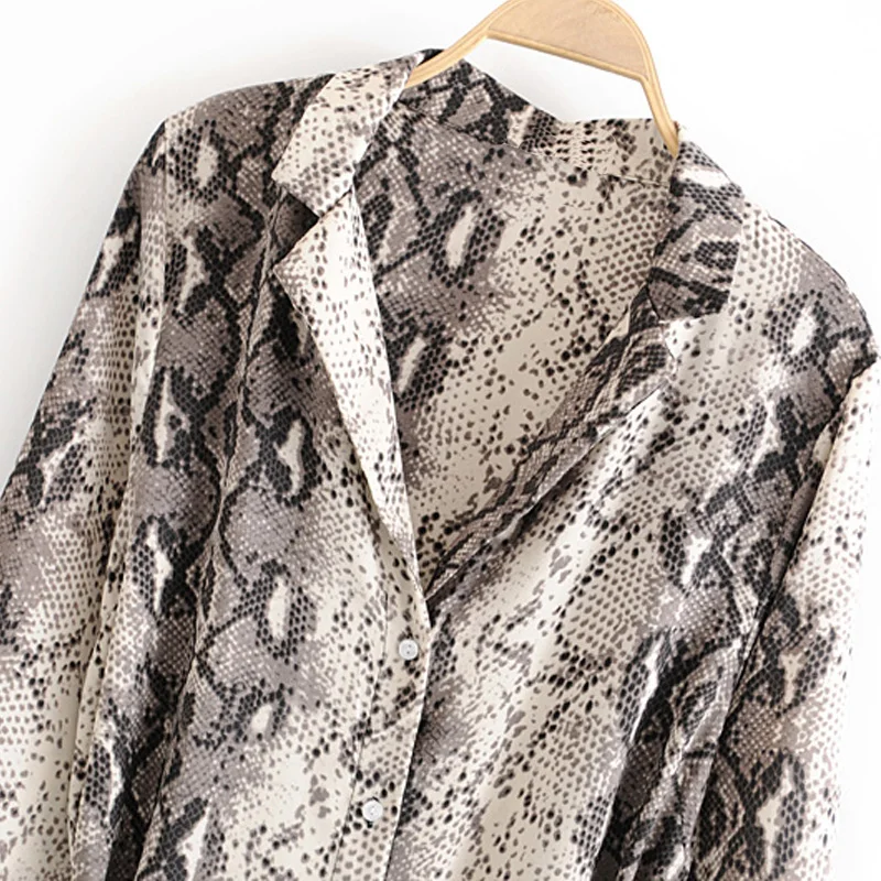 Летнее повседневное женское платье со змеиным принтом и поясом|Женские платья| |