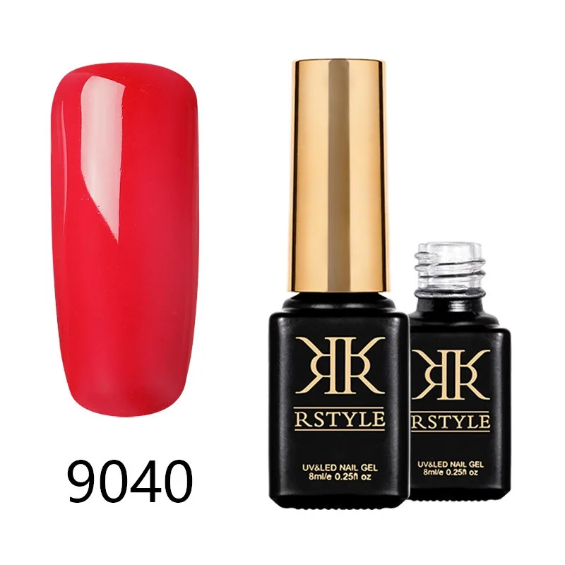 SC9040 Лак для ногтей rstyle 8 мл 9001-9062 чистый цвет УФ-гель для ногтей Soak Off Nail Art Полупостоянный гель лак набор для наращивания ногтей праймер - Цвет: SC9040
