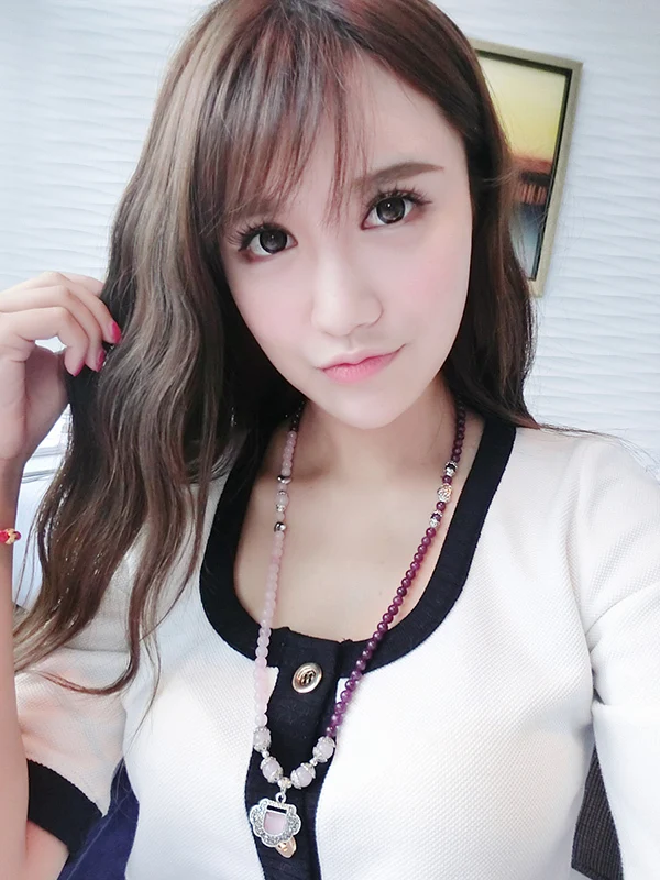 Корейский модный новый браслет из бисера натуральный камень женский