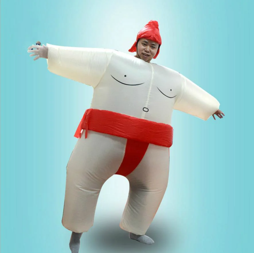 Взрослые дети надувные костюмы для сумо костюм борца наряды мужчин и женщин