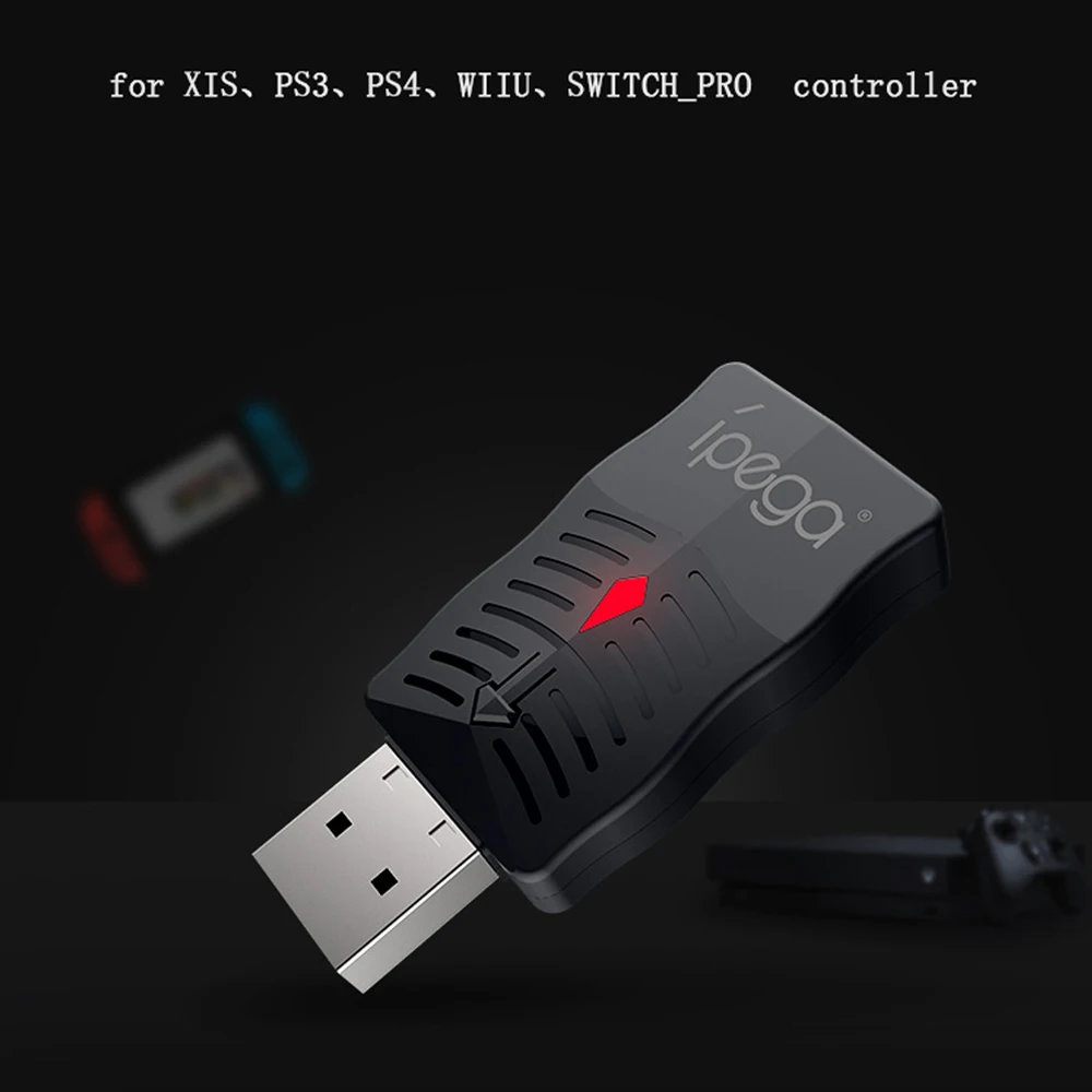 IPega PG-9132 Многофункциональный беспроводной приемник для kingd Swich/PC/Android совместимый для wii U/Xbox One S/PS4/PS3 контроллеров