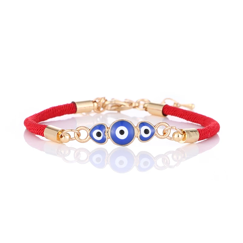 Классический Турецкий Дурной глаз Шарм Браслеты для женщин мужчин черный & из