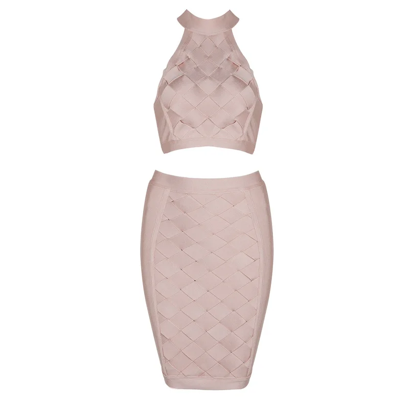 Комплект из двух предметов сексуальное облегающее Платье До Колена