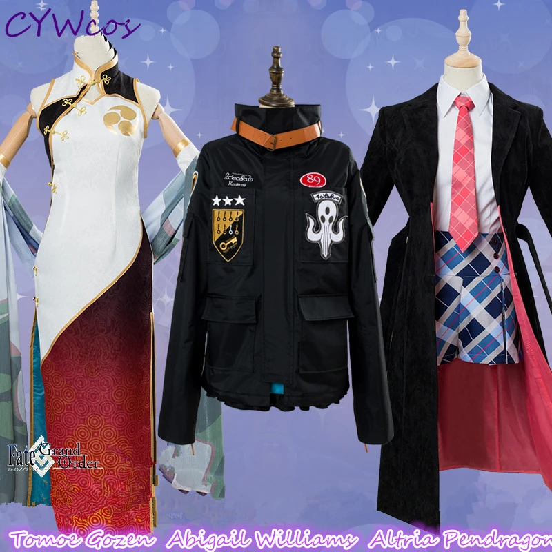 Игровая судьба/большой заказ FGO третий юбилей Tomoe Gozen Abigail willia Pendragon Косплей Костюм