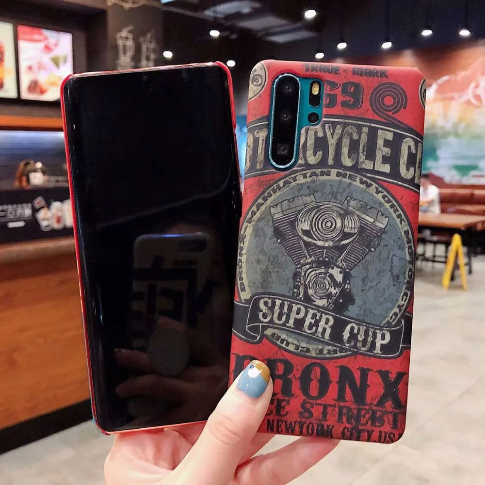 Для huawei P20 P30 Pro P30 Lite чехол Роскошный ультра-тонкий светящийся PC задняя крышка для Honor 9 10 7X8X8 Lite полный защитный чехол
