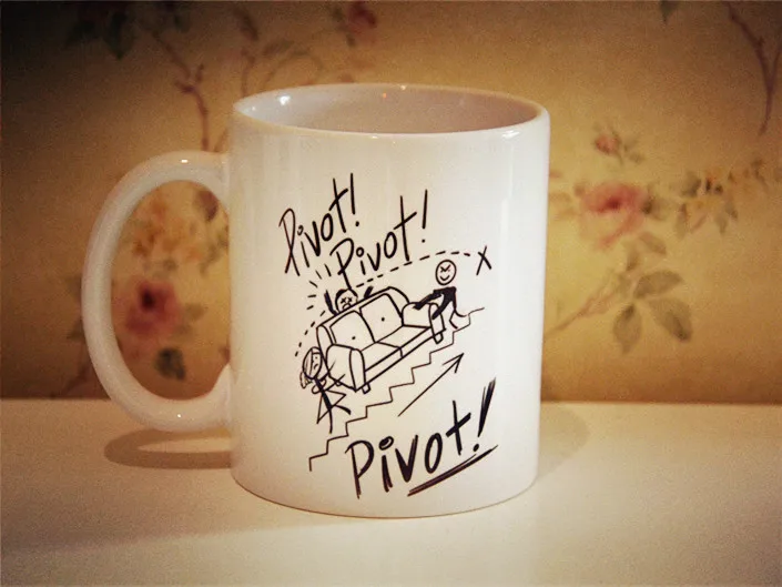 Новые друзья серия ТВ шоу белая керамическая чашка для кофе чая кружка диван