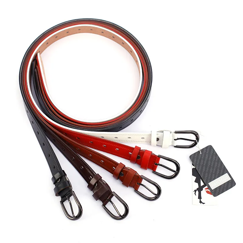 

HATCYGGO Luxury Women Belt Female PU Leather Waist Strap Pin Buckle Waist Belts Women Cummerbunds Casual Ladies Belts For Jean