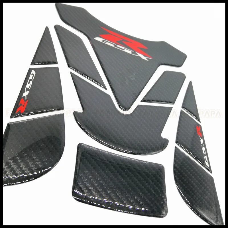 Новинка декоративные 3d наклейки из углеродного волокна для мотоциклов Suzuki GSXR 600