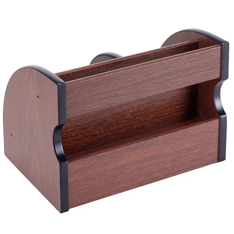 5-отсек роскошный коричневый деревянный офисный Настольный