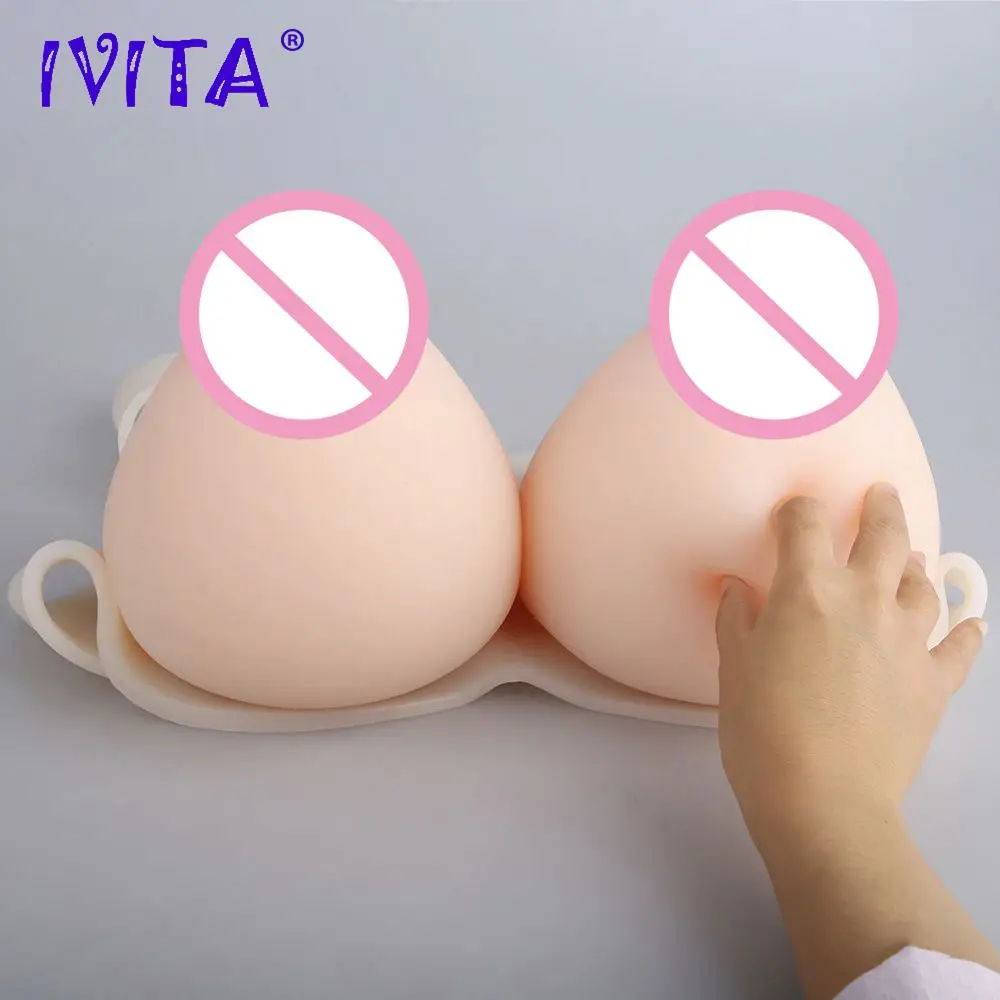 Высококачественные Искусственные Силиконовые накладные груди IVITA искусственные
