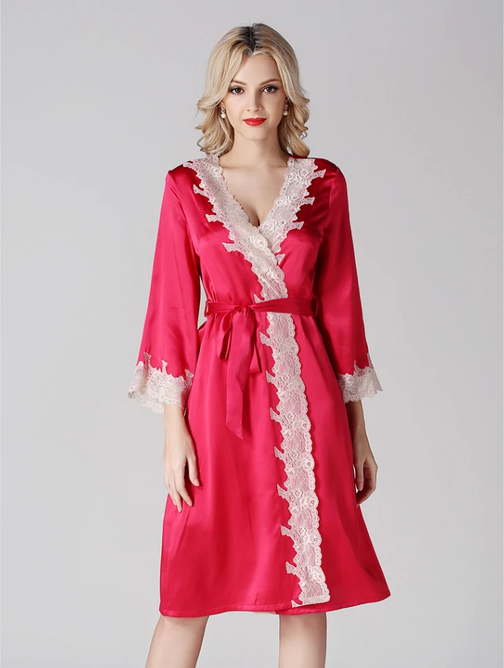 Женский сатиновый костюм шелковая пижама для девушек на лето | Дом и сад