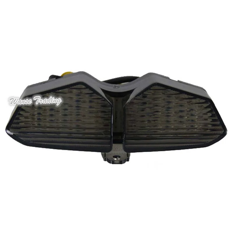 Waase для Yamaha YZF R6 2003 2004 2005 задний светильник стоп поворотники Встроенный светодиодный светильник - Цвет: Smoke Lens