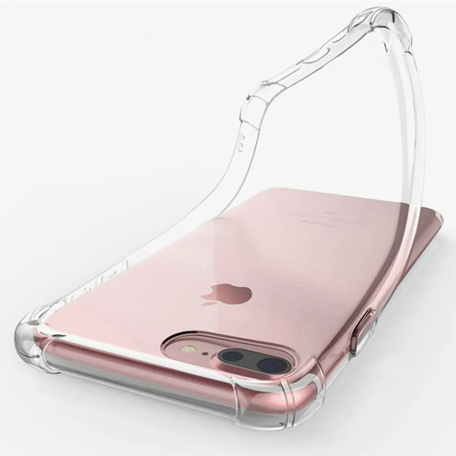 Чехол для iPhone 6 s Резиновый ТПУ силиконовый чехол 6S Plus 7 5 5S SE противоударный
