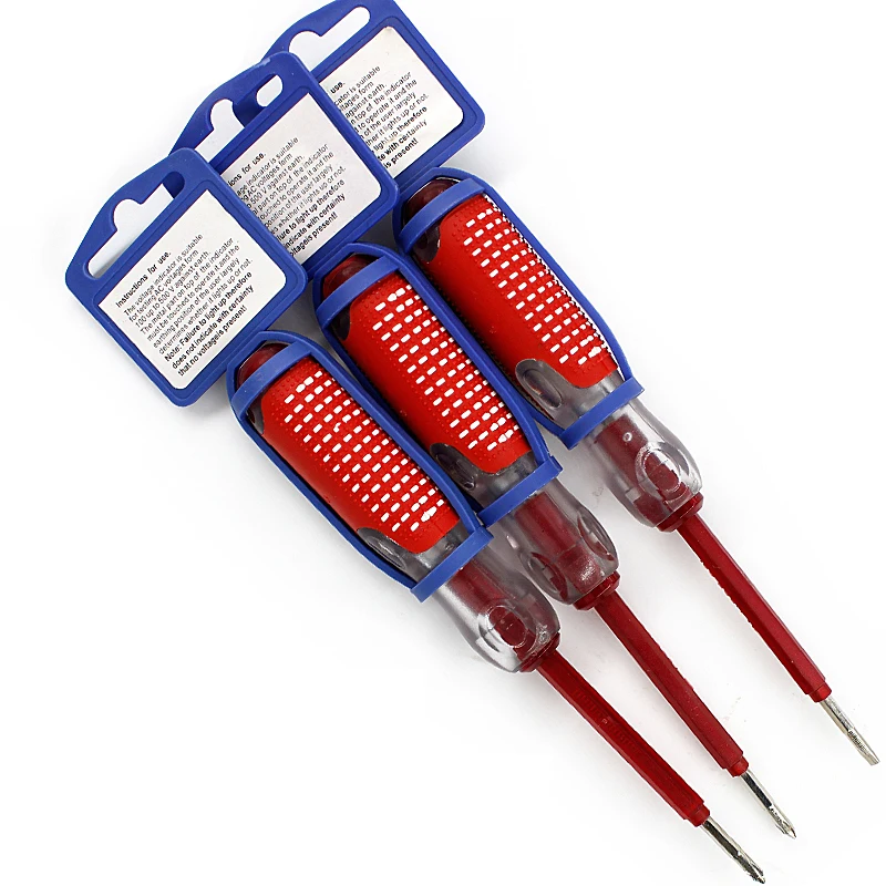 

100-500V Test Pen Screwdriver Test Pencil Electric Tester Durable Insulation Electrician Home Tool