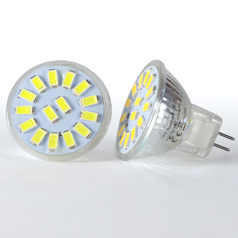 Joneaz 1X ampoule светодиодный прожектор лампа MR11 4 Вт Ac Dc 12 24 вольт smd 5730 15 светодиодов 450
