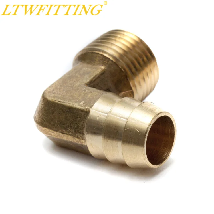 LTWFITTING латунный штуцер с углом 90 градусов внутренним диаметром 5/8 дюйма наружный