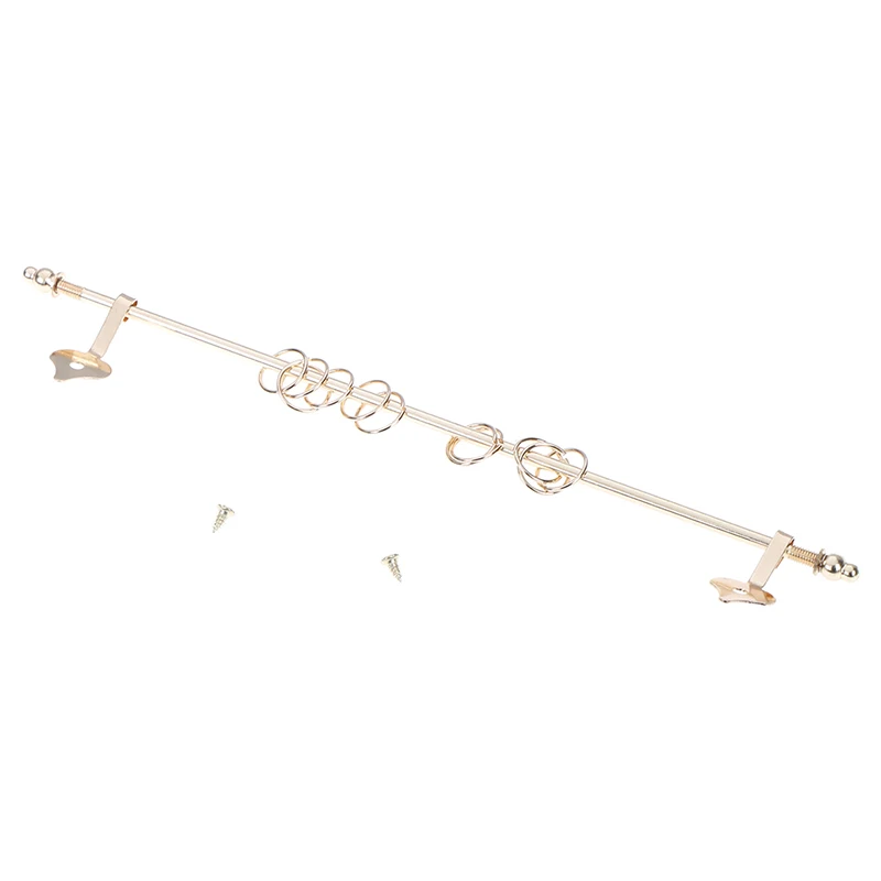 Миниатюрная Изысканная кружевная занавеска для кукольного домика 1:12 мини из