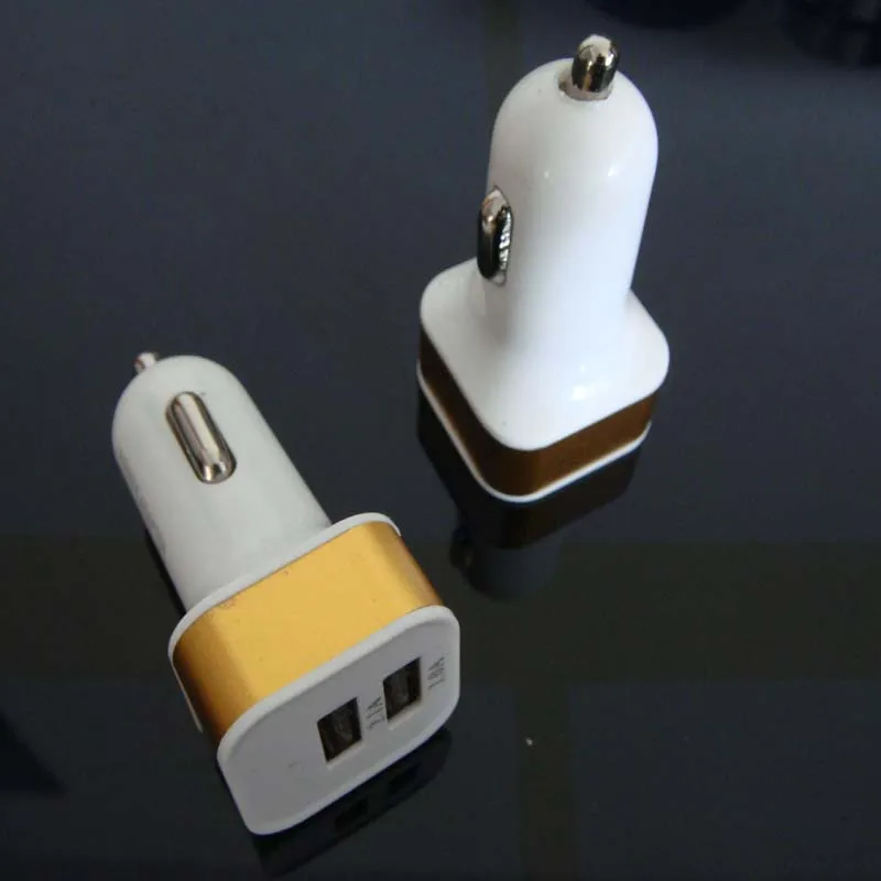 

High quality Car USB charger,On-board equipment USB power supply,iPod Cell Mobile Phone charger free shipping 2pcs/lot