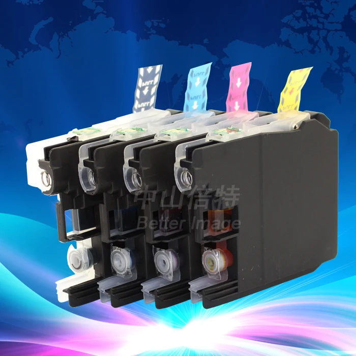 

INK WAY 4 Combo Ink Cartridges for LC207XXL and LC205XXL MFC-J5520DW, MFC-J5620DW, MFC-J5720DW etc.