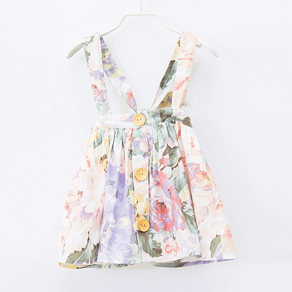 ShiJ floral button 3in1 pinny baby girl dress | Детская одежда и обувь
