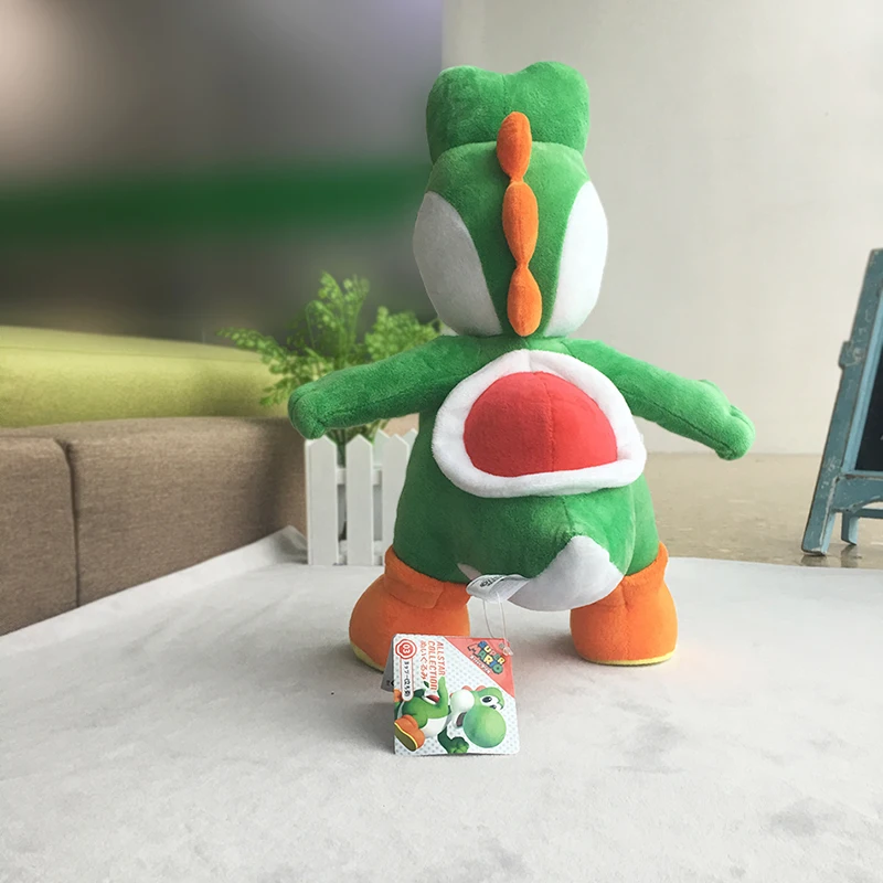 34 см Плюшевые игрушечные куклы Super Mario Bros постоянный yoshi Дракон Фаршированные