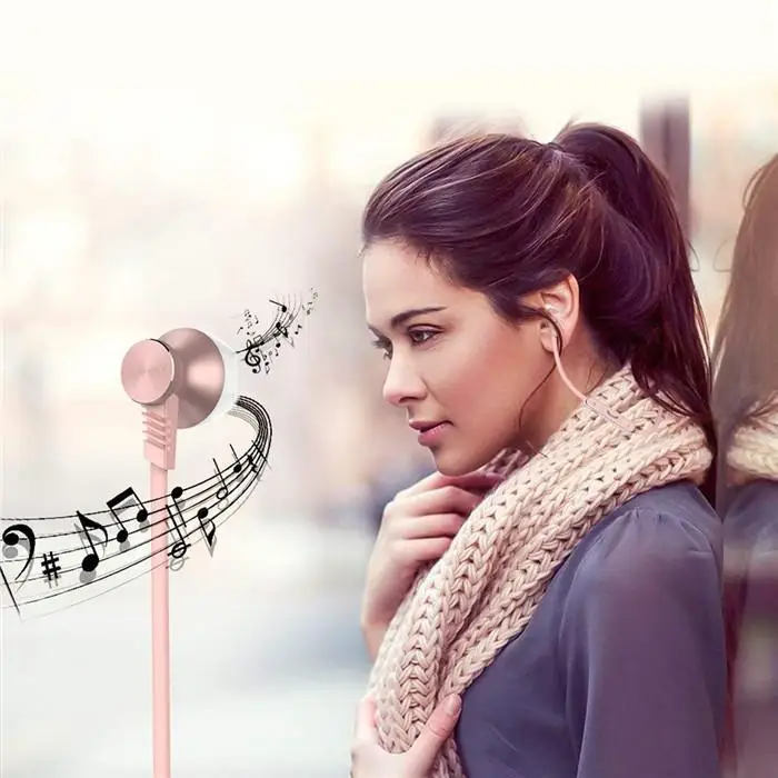 Удобная гарнитура беспроводные наушники Bluetooth спортивные беговые стерео с