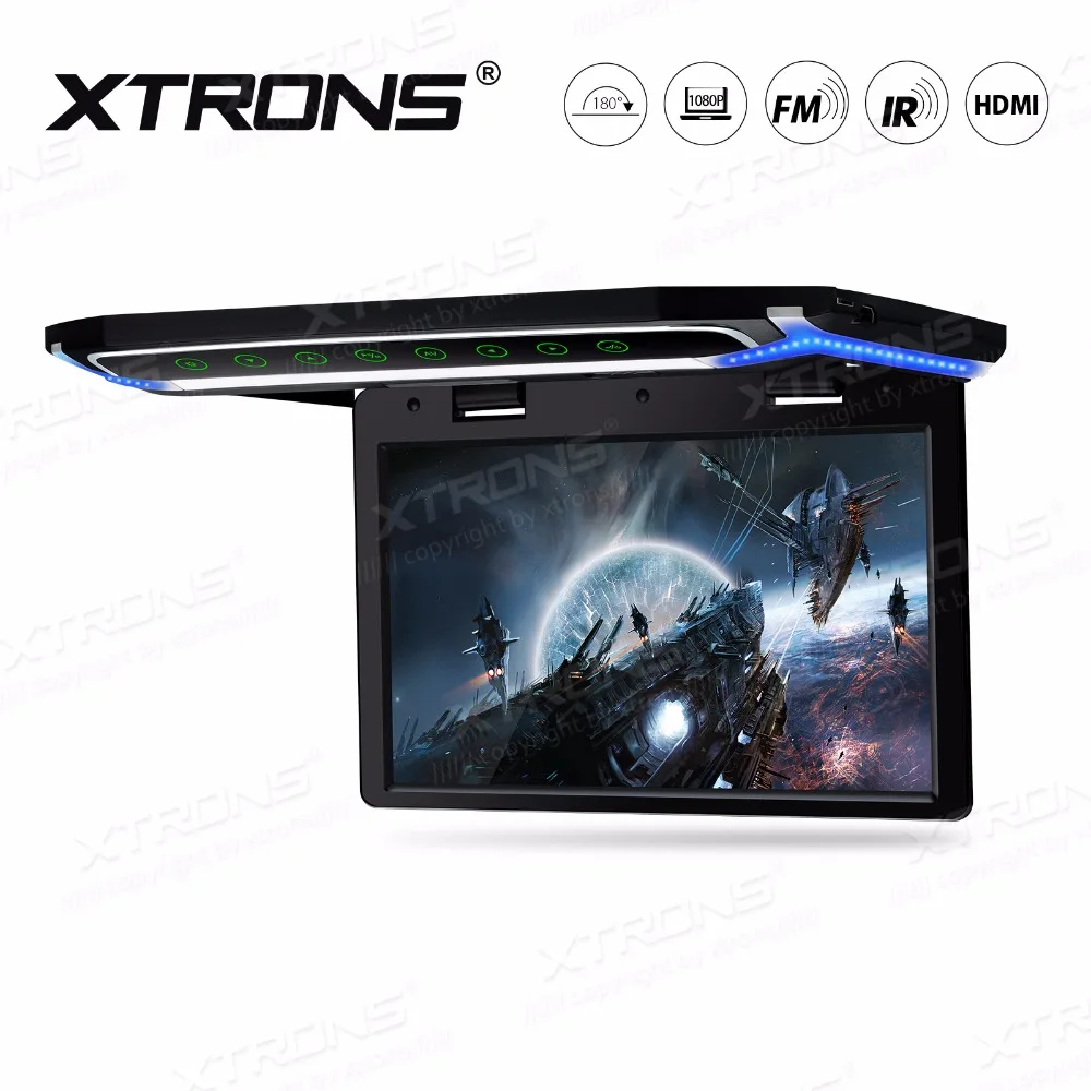 Монитор XTRONS 10 2 дюйма 1080P HD HDMI + ИК наушника|Мониторы для авто| |
