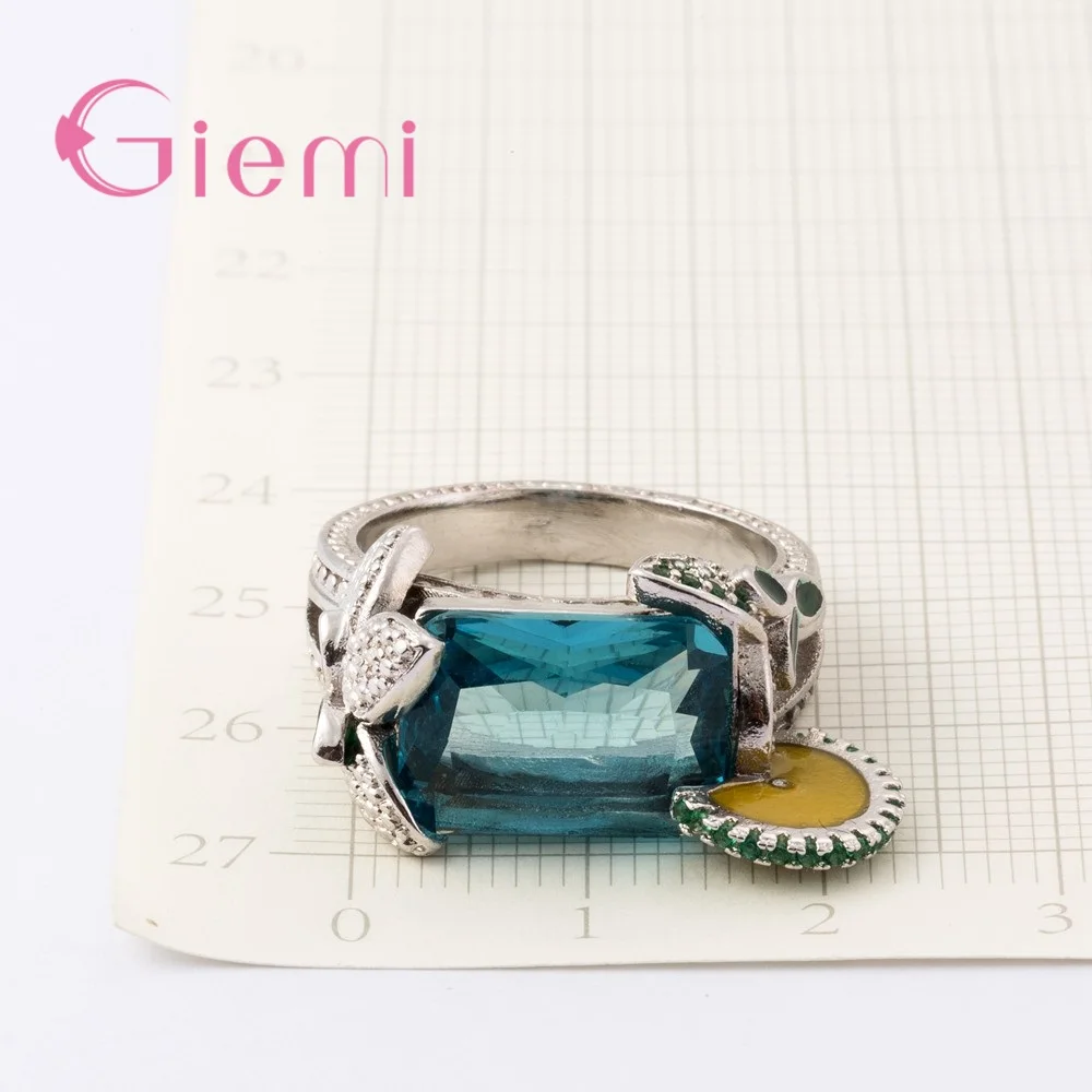 

New Arrival 925 Sterling Silver Lovely Mystic Rings Hot Women Brand Original Fine S Jewelry Best Wish for Girls