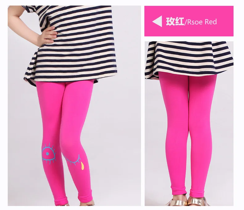 kids girl baby muticolor big eye tights stockings children ballet dance footless tights stockings in opaque