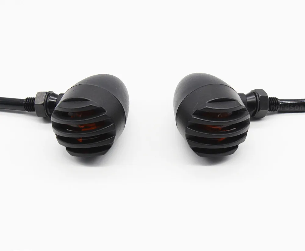 Мигающие сигнальные огни мотоцикла для Harley Honda Yamaha Kawasaki Suzuki BMW металлическая пуля